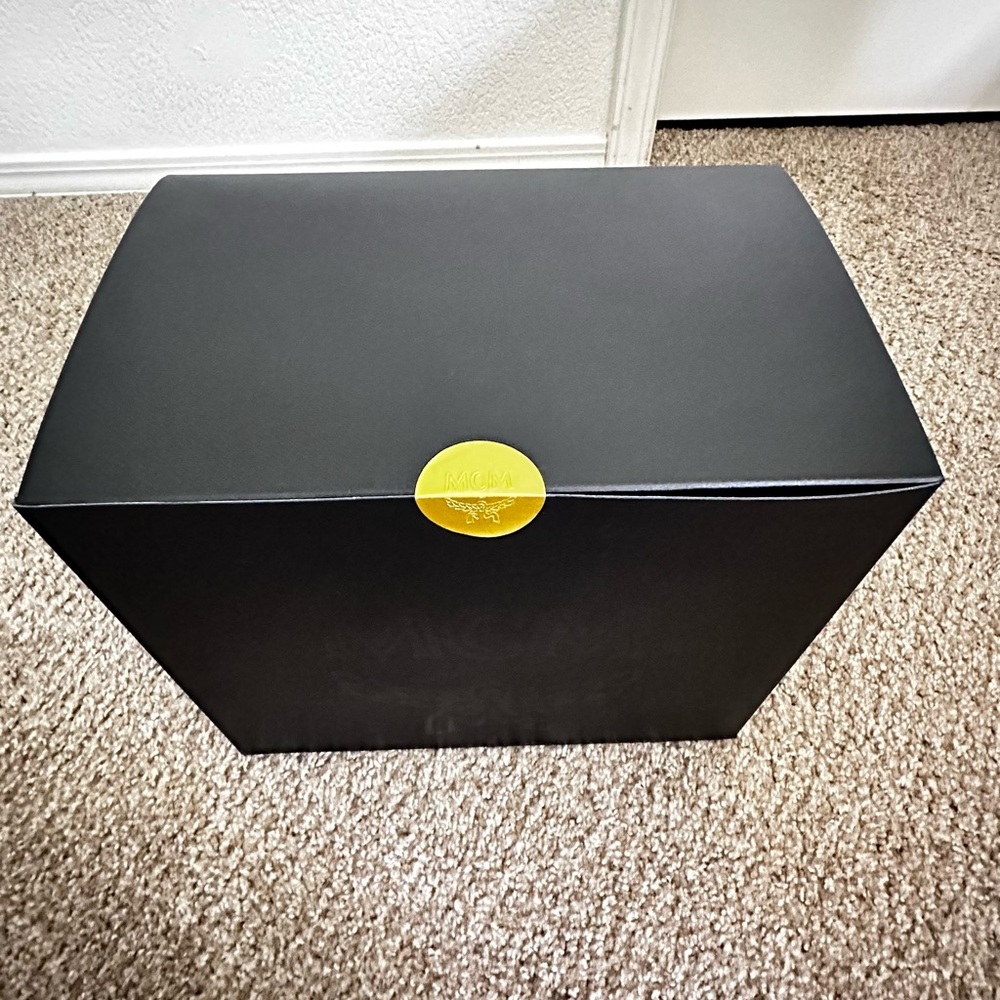 COPY - MCM big black box from MCM women backpack